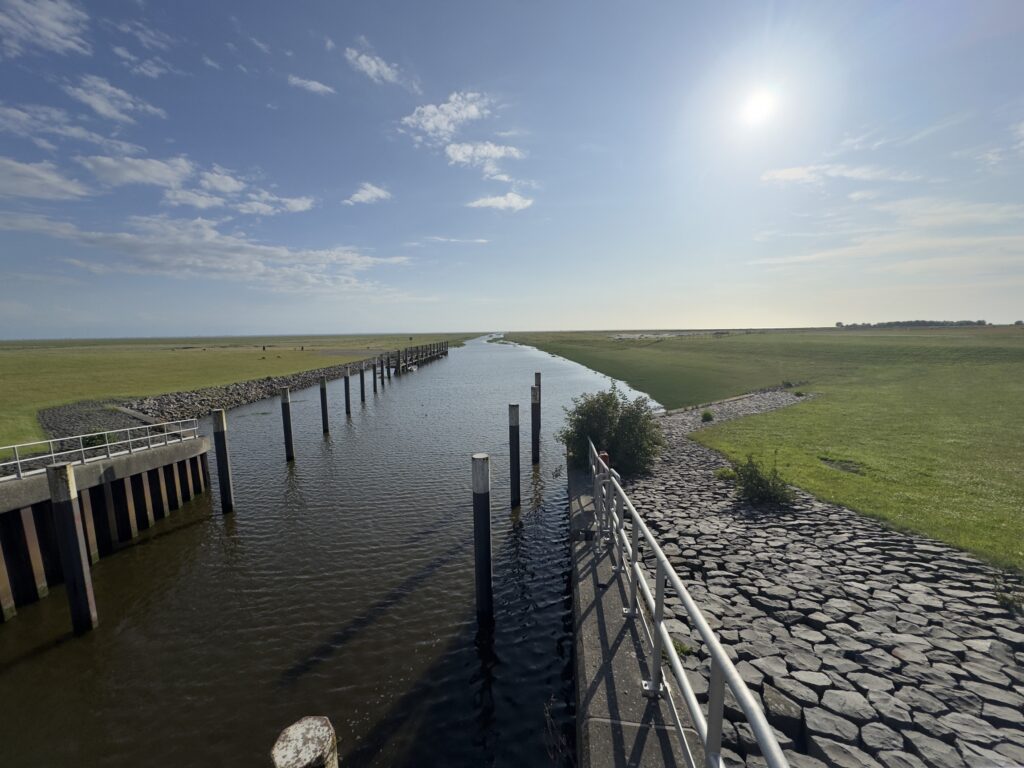 Lieblingskoog - hinter dem alten Hafen in Friedrichskoog - Fahrrinne 3