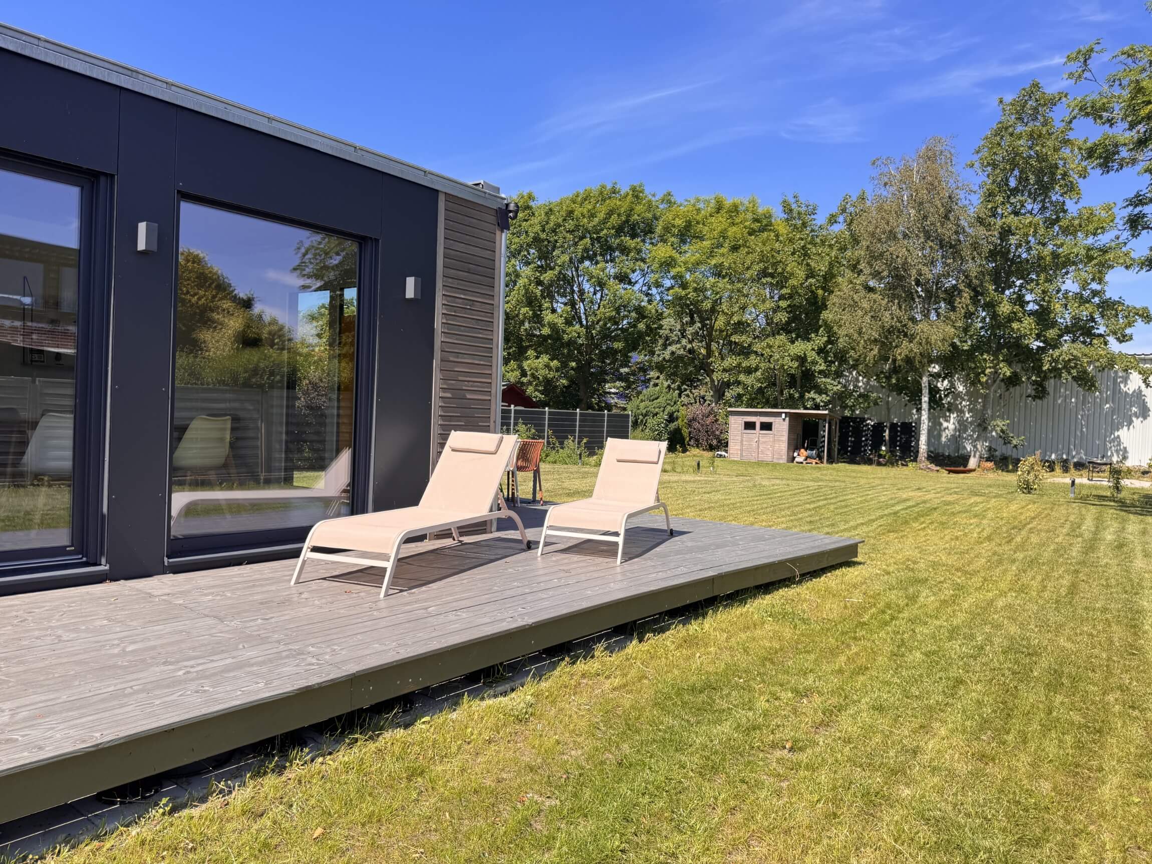 Ferienhaus Lieblingskoog in Friedrichskoog – Aussen Sitzecke