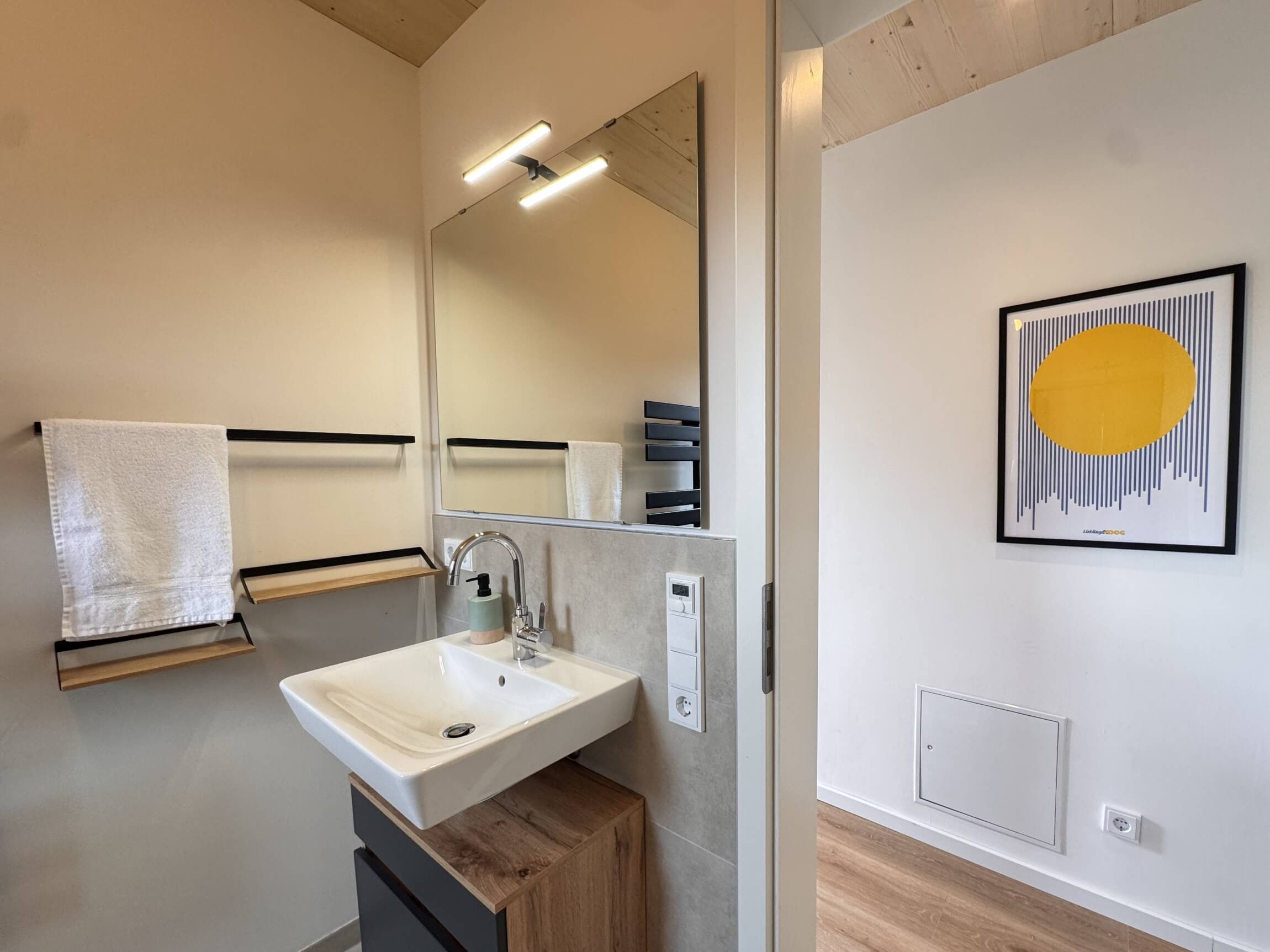 Ferienhaus Lieblingskoog in Friedrichskoog – Bad – 2